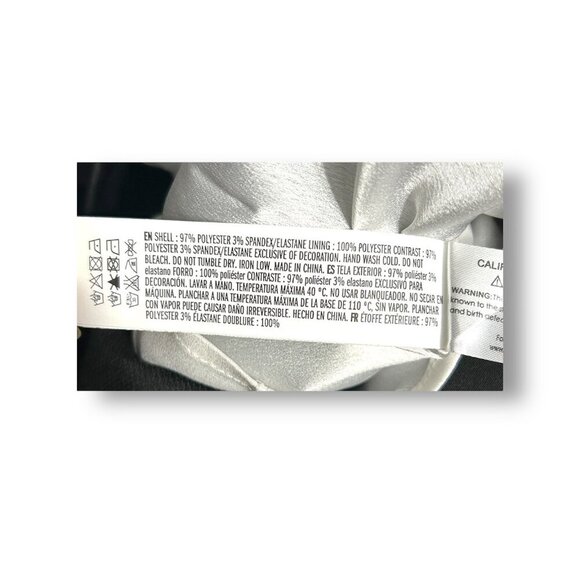 NWT Endless Rose M Black White Colorblock Blazer Romper Lined Statement Feminine - Picture 11 of 11